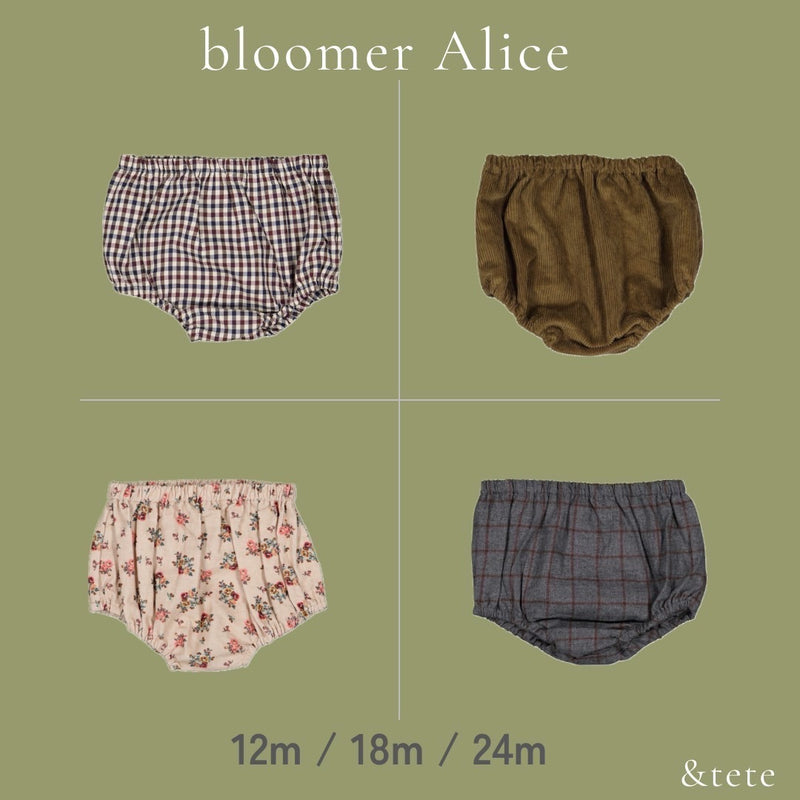 Bloomer ALICE - Carreaux gris