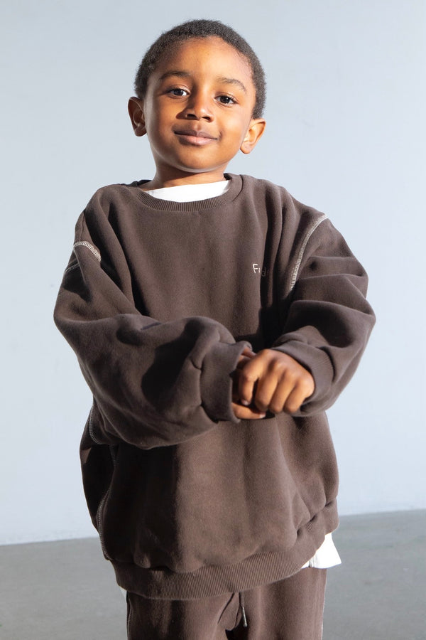 Kumo  chunky sweatshirt - coffee
