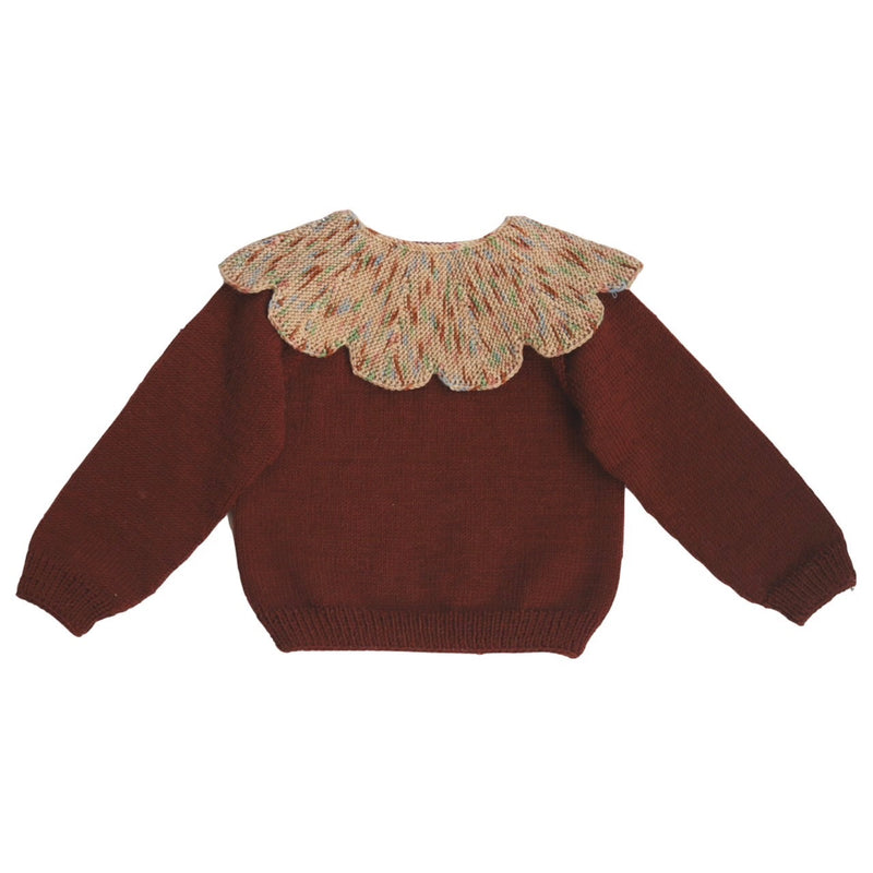 Daisy Sweater - chestnut/cortoncandy