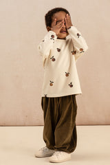 NOE SWEAT SHIRT - ecru/applees