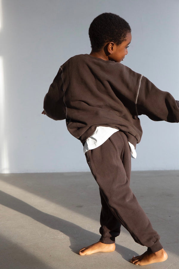 Kumo  chunky sweatshirt - coffee