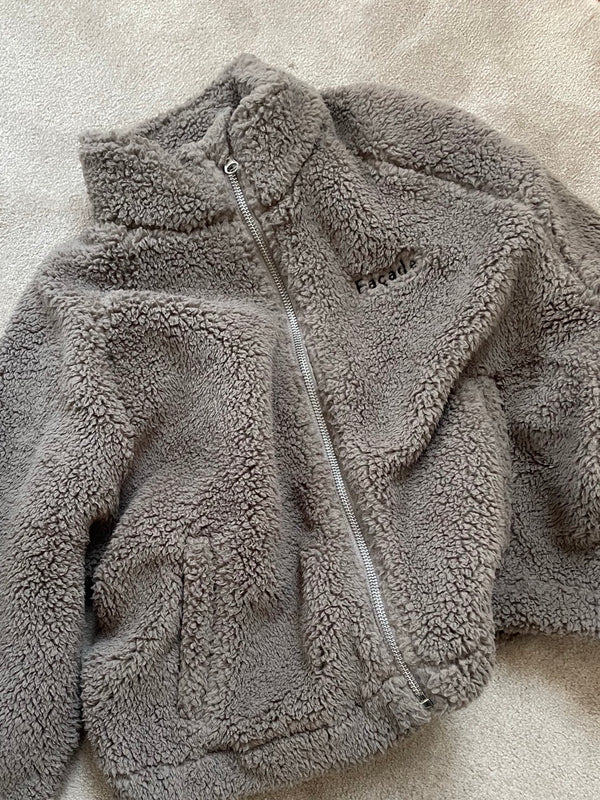 Tenka teddy fleece - stone