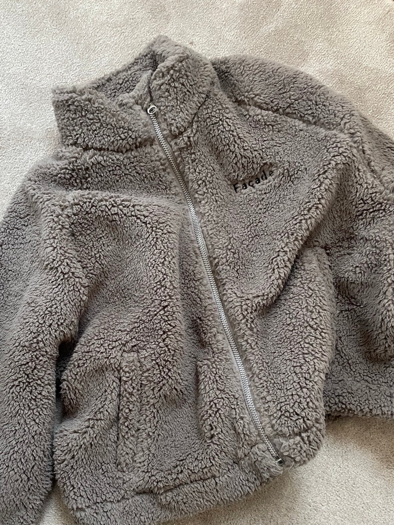 Tenka teddy fleece - stone