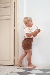 MOD10.2 dungarees -Terracotta Panelled