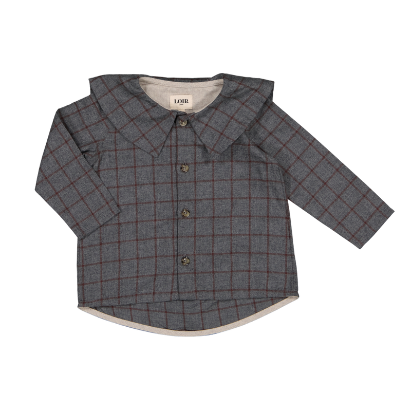 LEONOR Shirt - Carreaux gris