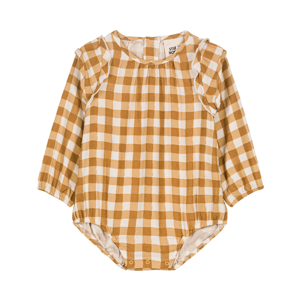 ESMEE ROMPER - caramel vichy