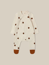 Undyed Cotton Dots Suit