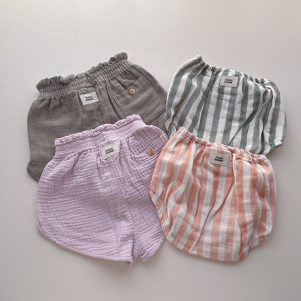 AMI Bloomers - Nude Stripes 6-18m