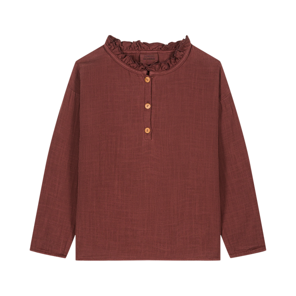 OLYMPE BLOUSE - plum