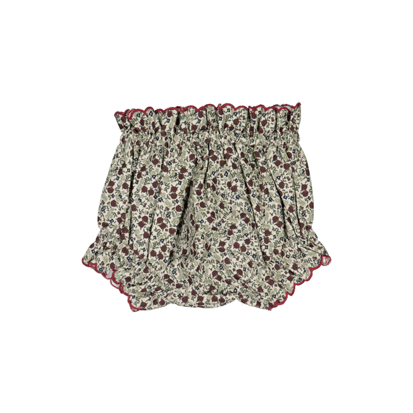 Bloomers LEONOR - Fleurs bordeaux