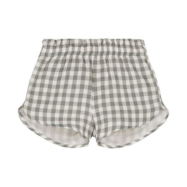 COTTON GAUZE / Shorts Georgette -Gingham