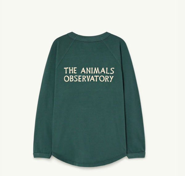 Dark Green Anteater Long Sleeve T-Shirt
