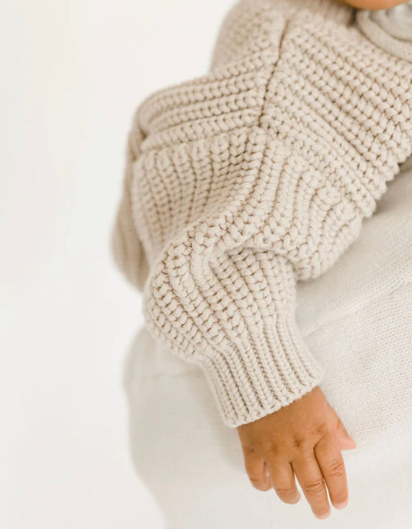 Stone Chunky Knit Sweater