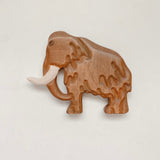 Wooden Mammoth Toy