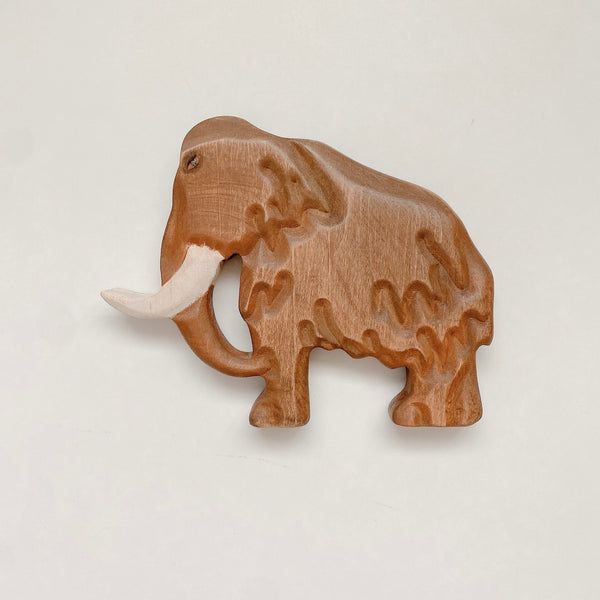 Wooden Mammoth Toy