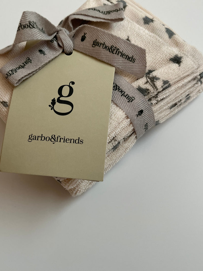 garboandfriends / Face towel 1pcs- Bluebell