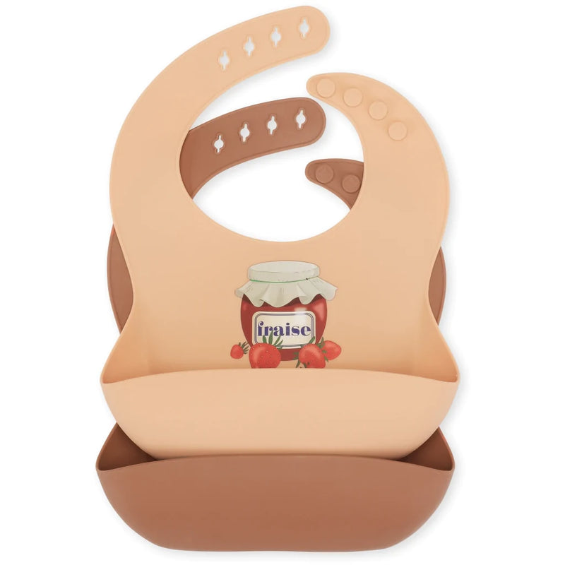 2pack baby bib silicon